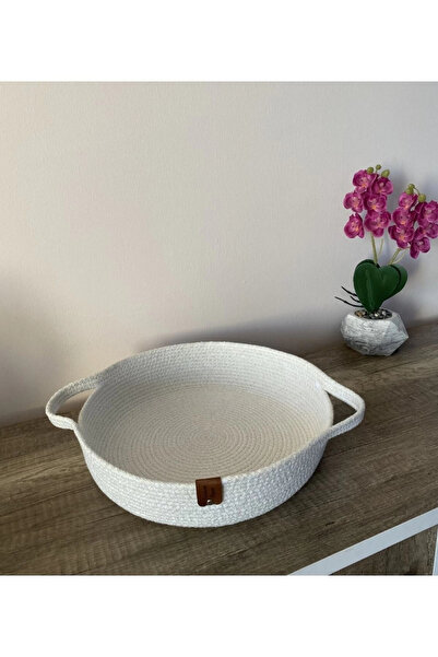 Sevdam Sepet Λευκό Διακοσμητικό Κουτί πολλαπλών χρήσεων - Κουτί αποθήκευσης μ...