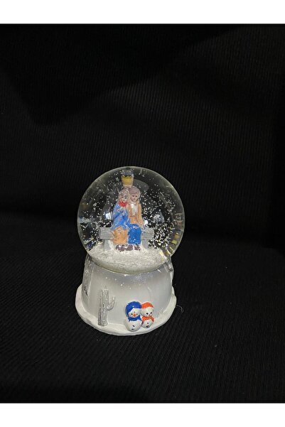 CaactuStore Işıklı Sulu Kar Küresi Kış Temalı