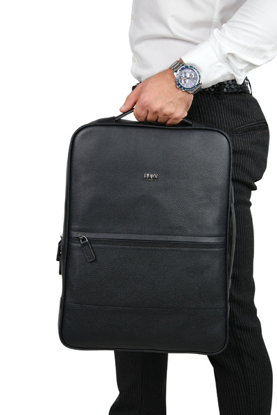 MFT Leather Design Genuine Leather Unisex Backpack - Napoli 4212