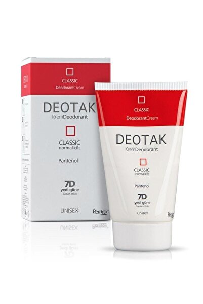 Deotak Normal Ciltler Için Klasik Krem Deodorant 35ml