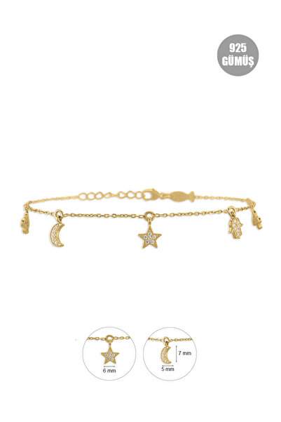 KURSHUNI Charm, 925 Ayar Gümüş Bileklik.
