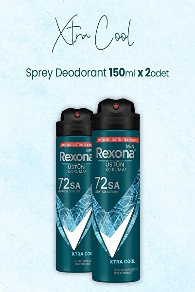 Rexona MEN XTRA COOL SPREY 150ML 2 ADET