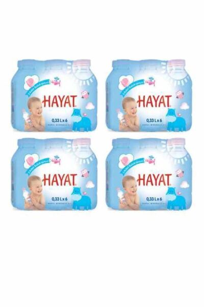 Hayat Su HAYAT DOĞAL MİNERALLİ BEBEK SUYU 330 ML 24 ADET
