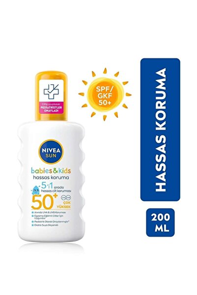 NIVEA ÇOCUKLAR İÇİN GÜNEŞ KORUYUCU SPREY 200 ML 1 ADET