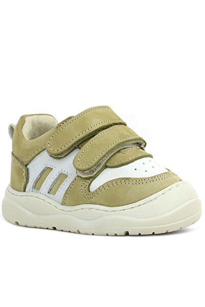 Rakerplus Green Schaggy Genuine Leather Baby Sneakers