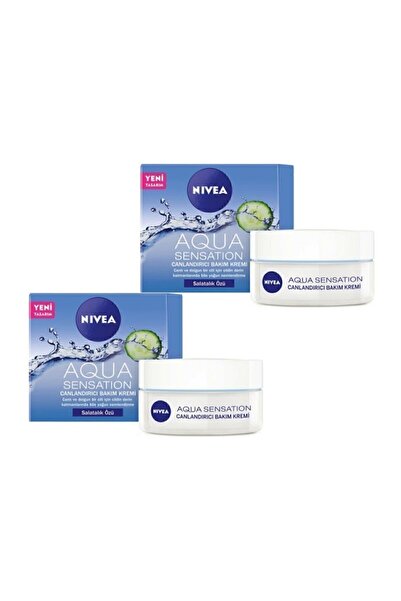 NIVEA Aqua Gündüz Krem 50ml+50 ml (2 Adet)