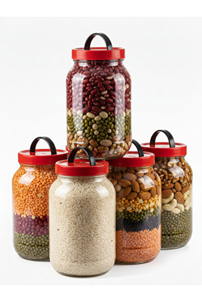 Perodia 3 Litre Cam Turşu Ve Bakliyat Saklama Kavanozu