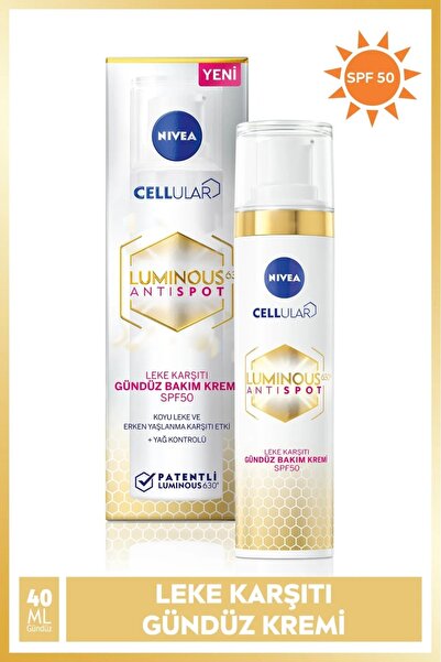 NIVEA Luminous630 SPF50 Leke Karşıtı Gündüz Bakım Kremi 40 ML