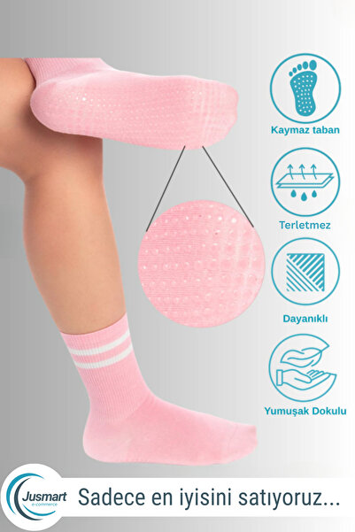 Jusmart Bază din silicon anti-alunecare din bumbac roz ◆   Yoga Pilates Dans ...