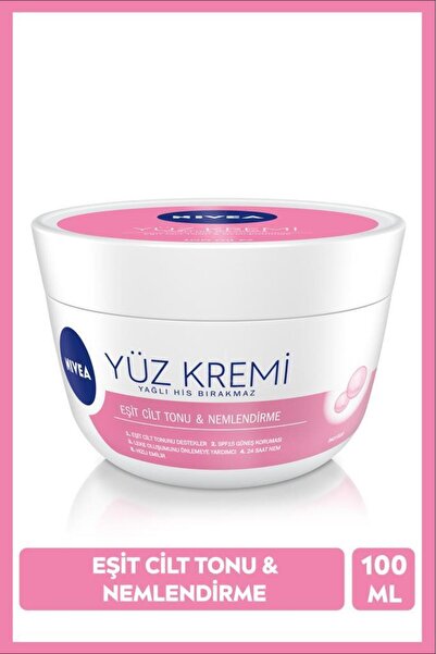 NIVEA Cilt Tonu Eşitleyici,Uzun Süre Nemlendirici,Yağlı Bir His Bırakmayan Yüz Kremi-spf15 eleg.1870