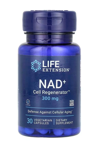 Life Extension LIFE Nutrıtion NAD+ Cell Regenerator 300mg 30 Veg Capsul.ABD M...
