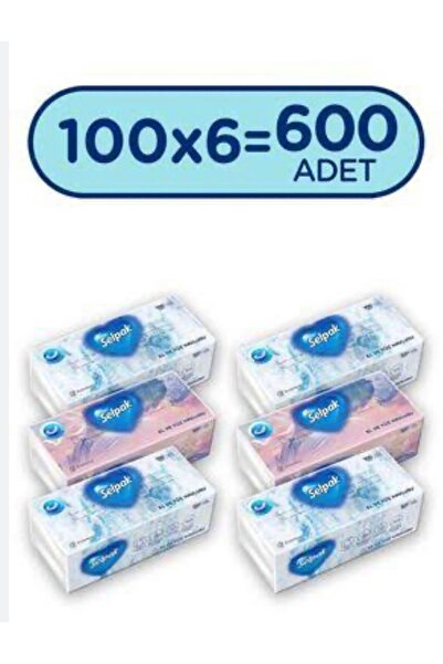 Selpak El ve Yüz havlusu 100 lü 6x100(600 yaprak)