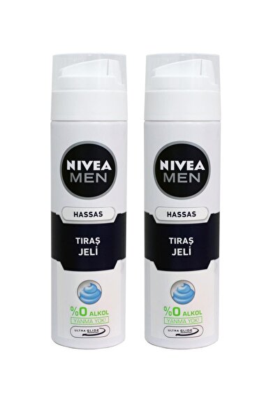 NIVEA Men Hassas Tıraş Jeli 2 x 200ml