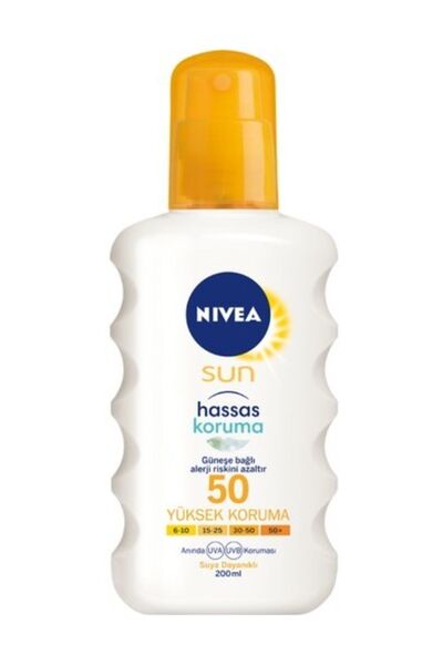 NIVEA SUN SPF50 YÜKSEK KORUYUCU VÜCUT SPREYİ 200ML 1 ADET