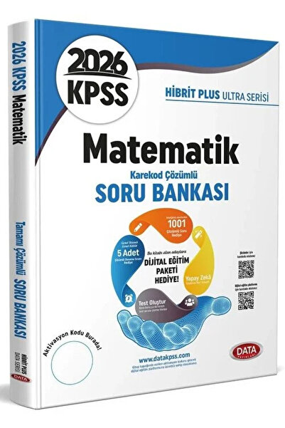 Data Yayınları Data 2026 KPSS Matematik Ultra Soru Bankası Çözümlü
