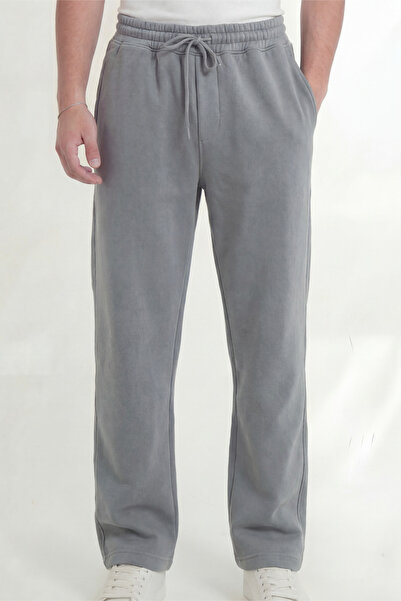 Veleno Gray Men's 3 Thread Baggy O Oversized Loose Sweatpants Soft Cotton wit...