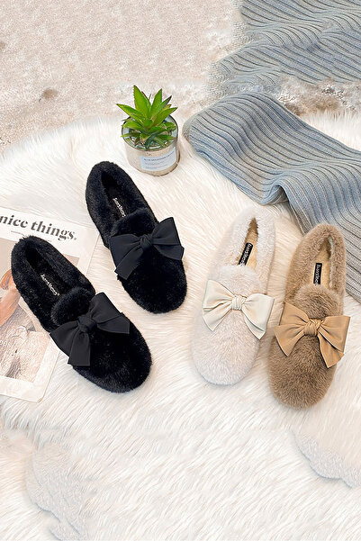 StWenn Ultra Soft Plush Women's Home Slippers No Sound Lightweight Sole Slippers