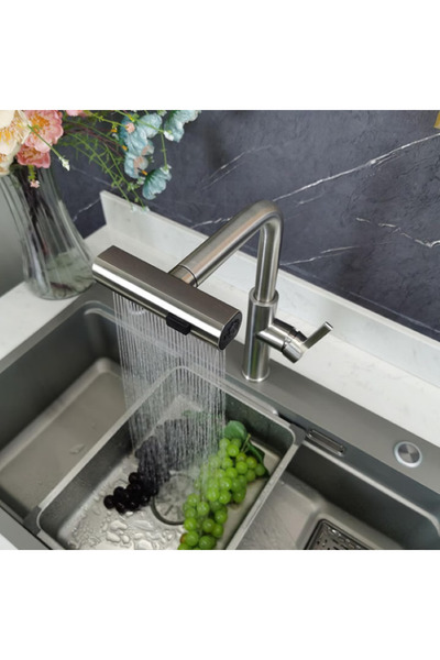 OEM Baterie de bucătărie premium — Cascadă, Jet sau Pulverizare, Pulverizare extractibilă