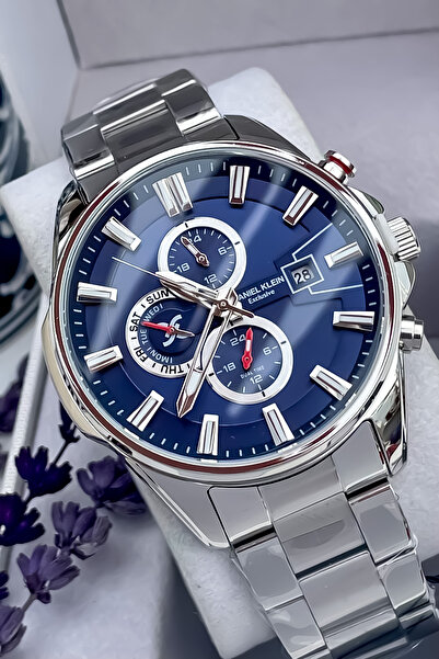 Daniel Klein Yeni Sezon Gümüş Renk Çelik Erkek Kol Saati 3atm Su Geçirmez Bil...