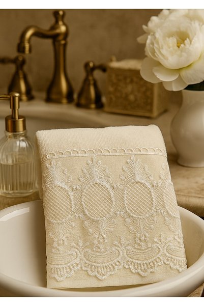Çeyiz Bahçesi Dowry Garden Six Velvet Towels 50 × 90