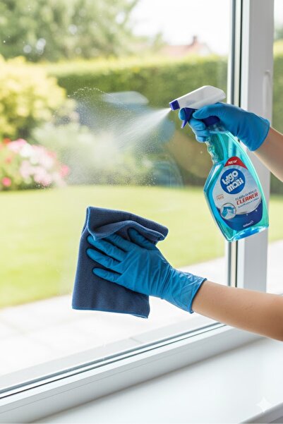 MOBI Ammonia-Free Glass & Surface Cleaner — Streak-Free Shine, 600 ml