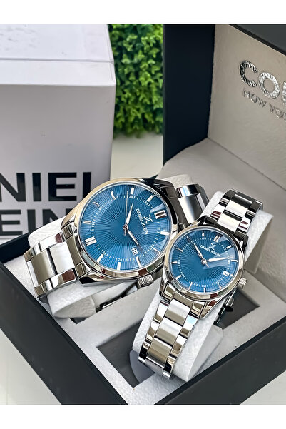 Daniel Klein Women's Men's Steel Wristwatch Couple Watch Lover's Watch Mr. Watch Combination Watch 2 Years Warranty