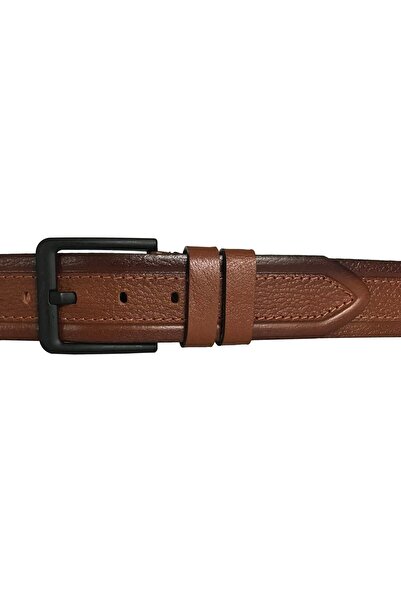 GoDeri 4,5 см шовний ремінь з натуральної шкіри, коричневий - dk-0073