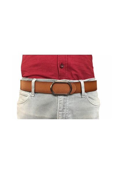 GoDeri Натуральна шкіра, новий тренд, овальна пряжка з нікелевим застібкою, міцний ремінь кольору таба 4 см = gotoka