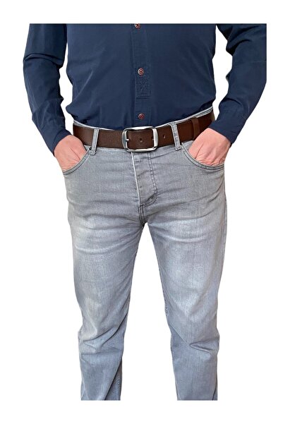 GoDeri 100% γνήσιο δέρμα, θρυλική καπνιστή οβάλ πόρπη. Ζώνη Tosado 4 Cm=καπνιστή.οβάλ