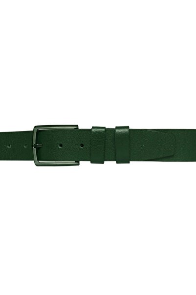 GoDeri Green Genuine Leather Belt 4 cm (Dk-0088)