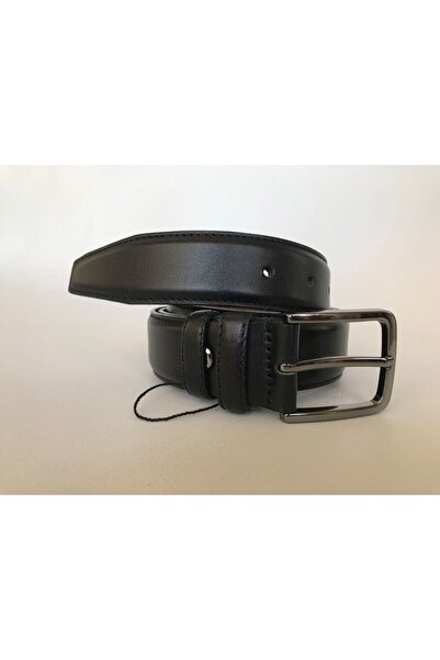 GoDeri 100% натуральна шкіра, класичний чорний чоловічий ремінь = dk0008