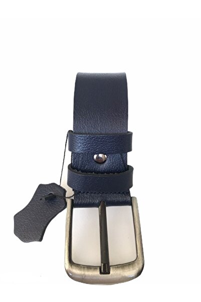 GoDeri 100% натуральна шкіра, темно-синій ремінь 4,5 см = gkdk3003