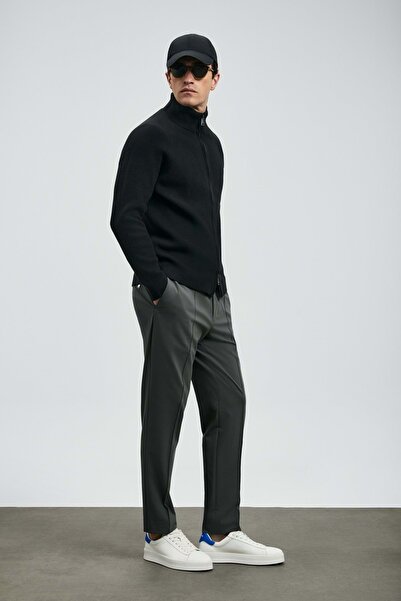 Lufian 112190329 Simon Smart Men's Chino Pants Slim Fit Men's Pants Green