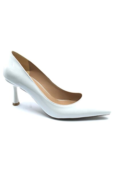 Kocamanlar Ayakkabı Feles 7 cm heeled stiletto women's shoes white