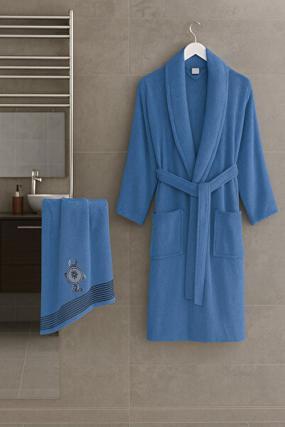 sternen glanz Set de prosoape pentru păr, cu guler șal brodat din bumbac Neva