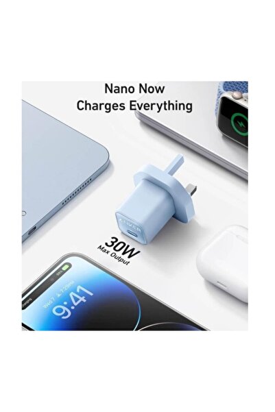 Anker Anker 511 1TYP-C 30W Sky Blue Power Supply