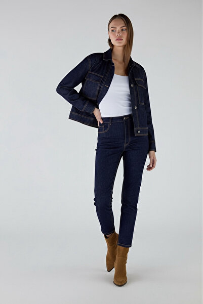 Masha Kate Mom Fit Yüksek Bel Jean