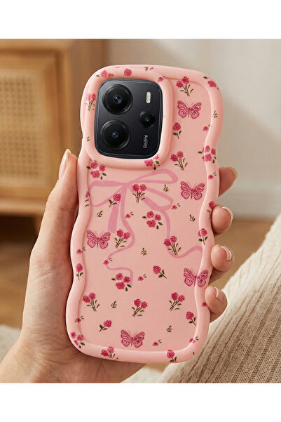 Rivor Xiaomi Redmi Note 14 Compatible Case with Camera Protrusion, Ribbon and...