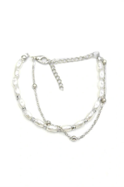 Genel Markalar LitaeTrend Zincirli İnci Bileklik - Gümüş