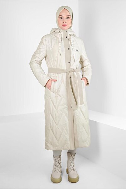 Alvina Капюшонний поясний плащ 90422