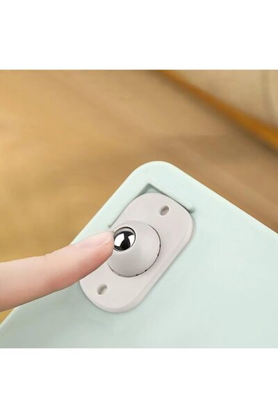 Bukela 12 Pcs Self Adhesive Caster Wheels Appliance Rollers for Kitchen (Gray)