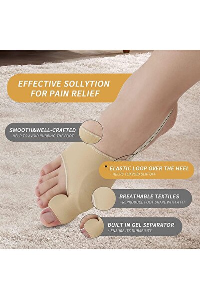 Bukela Bunion Corrector, Orthopedic Bunion Splint, Big Toe Separator Pain Relief