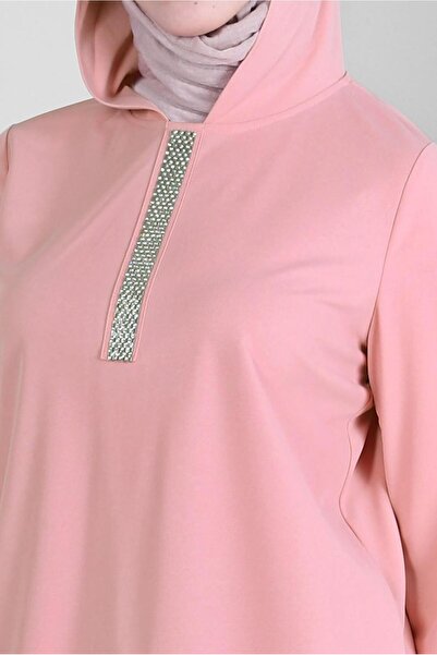 Alvina Φούτερ με κουκούλα με πέτρα - 43786