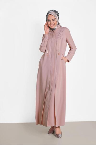 Alvina 1461 Model with Hidden Button and Pocket Parde Decoration