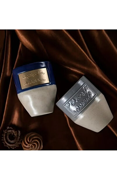 Generic Middle Eastern Inspired Ceramic Coffee Cup with Copper Accent, Insulated and Reusable