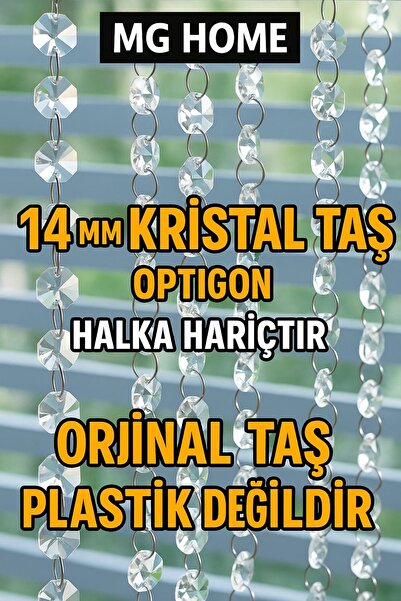 MG HOME 20 قطعة من أحجار الثريا بدون حلقات، مقاس 14 مم، أحجار ثريا كريستالية،...