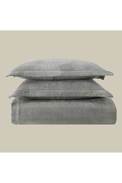 Linens Velona Double Bedspread Set Gray