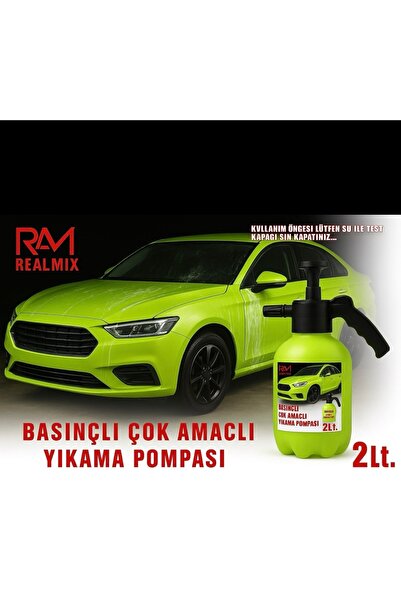 Real MİX Real mix 2 litre çiçek sulama pompası araba yıkama pompası tazikli s...
