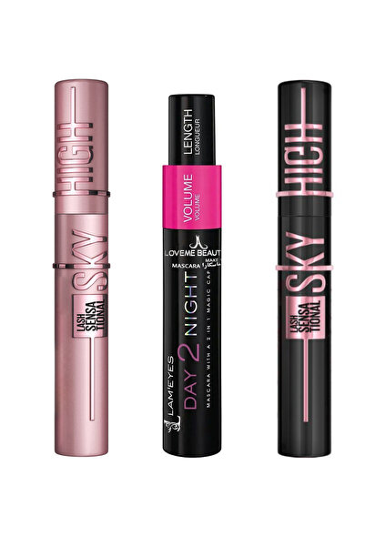 Lafme Beauty ماسكارا لاش السوداء - 3 قطع (منتج بديل )