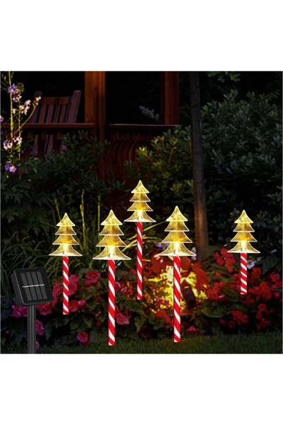 divendi-ro Instalație solară decorativă pentru grădină cu 5 lumini solare de ...